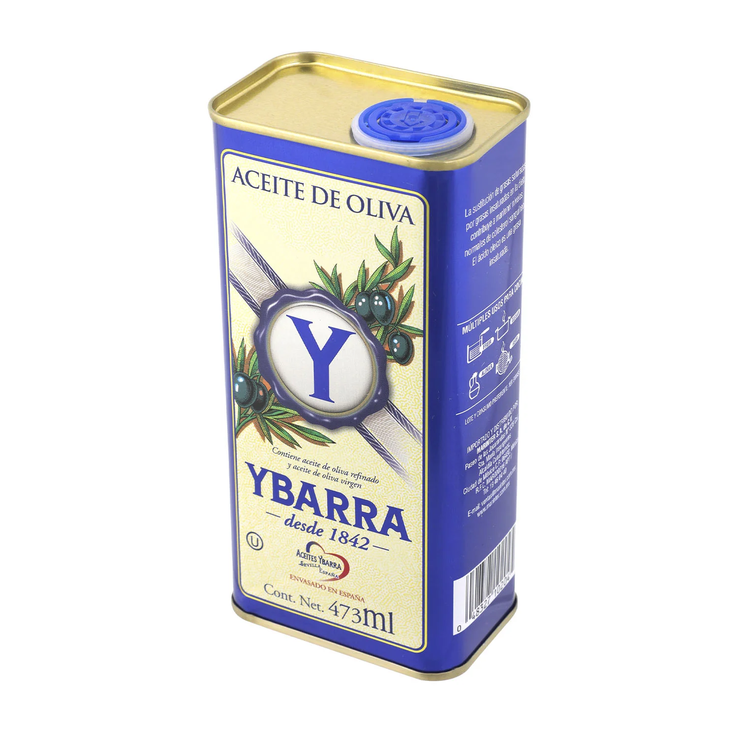 ACEITE OLIVA YBARRA LATA 24/473 ML