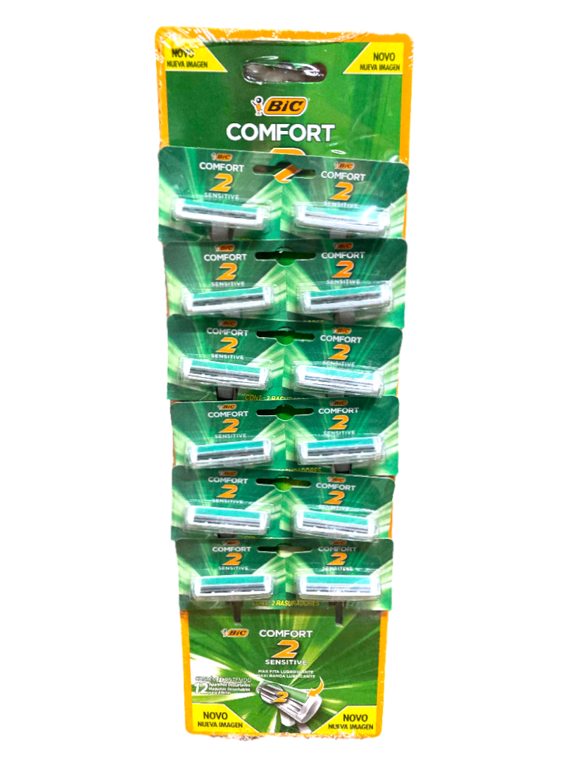 BIC COMFORT 2 RASUR.12/6/2 PZAS.