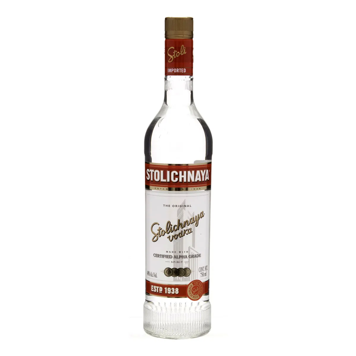 VODKA STOLICHNAYA 12/750ML