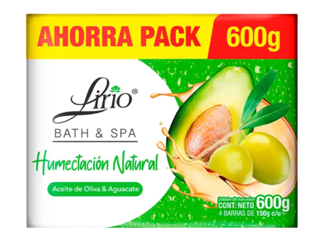 JAB.LIRIO PACK 12/4/150GR OLIVO