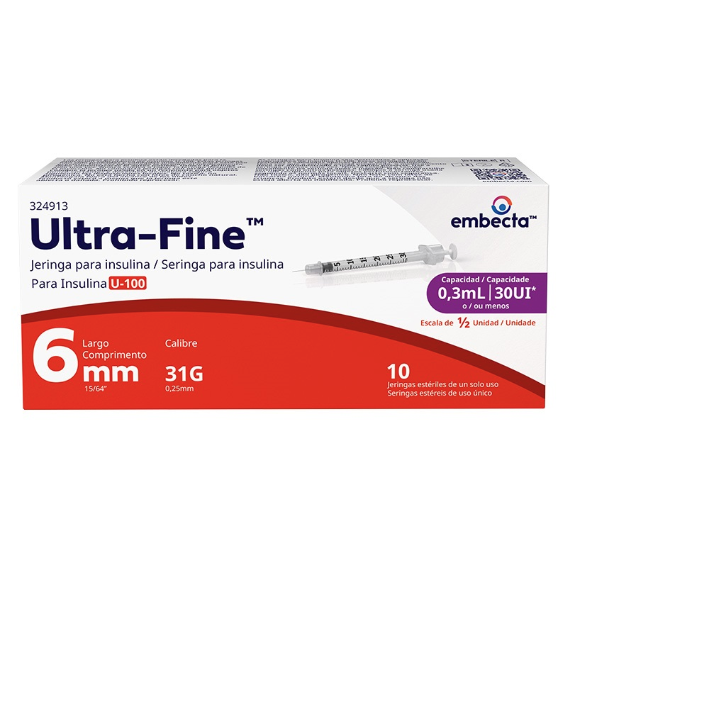 JERINGA INS.UF 40/10/0.3 ML 31X6