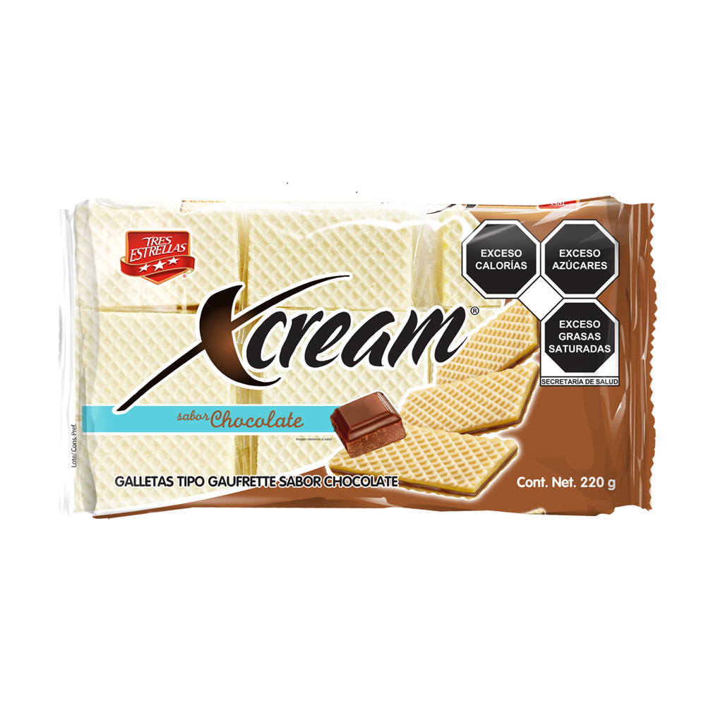 G TRES EST XCREAM CHOCOLATE 12/220GR