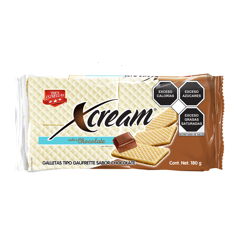 G TRES EST XCREAM 20/180GR CHOCOLATE