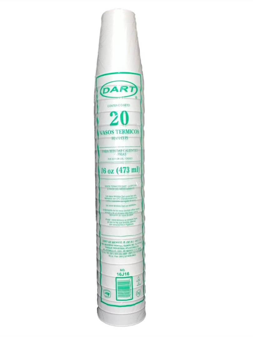 VASO TER.DART 16 16J165R 25/20 PZ