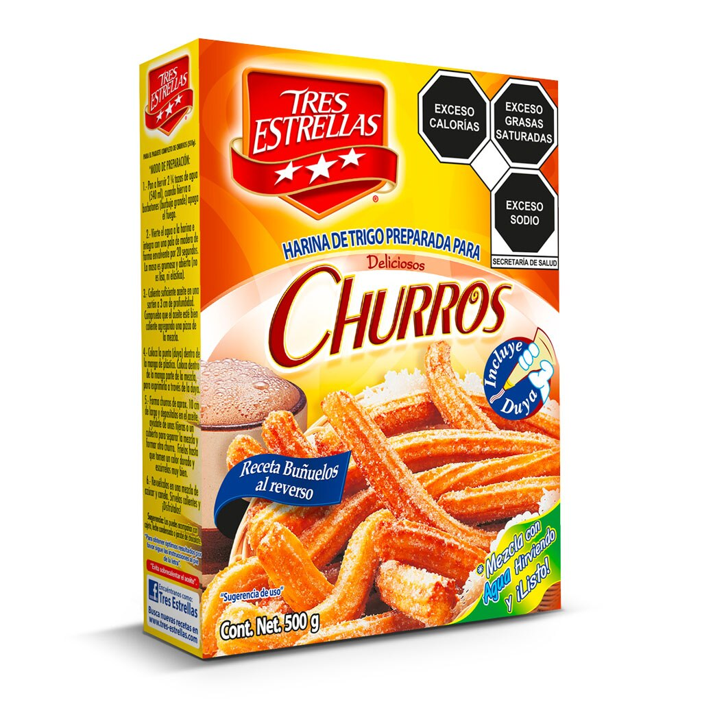 HAR.CHURROS 3 ESTR 12/500 GR