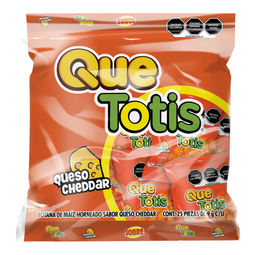TOTIS CHETOTIS QUESO 10/25 PZ