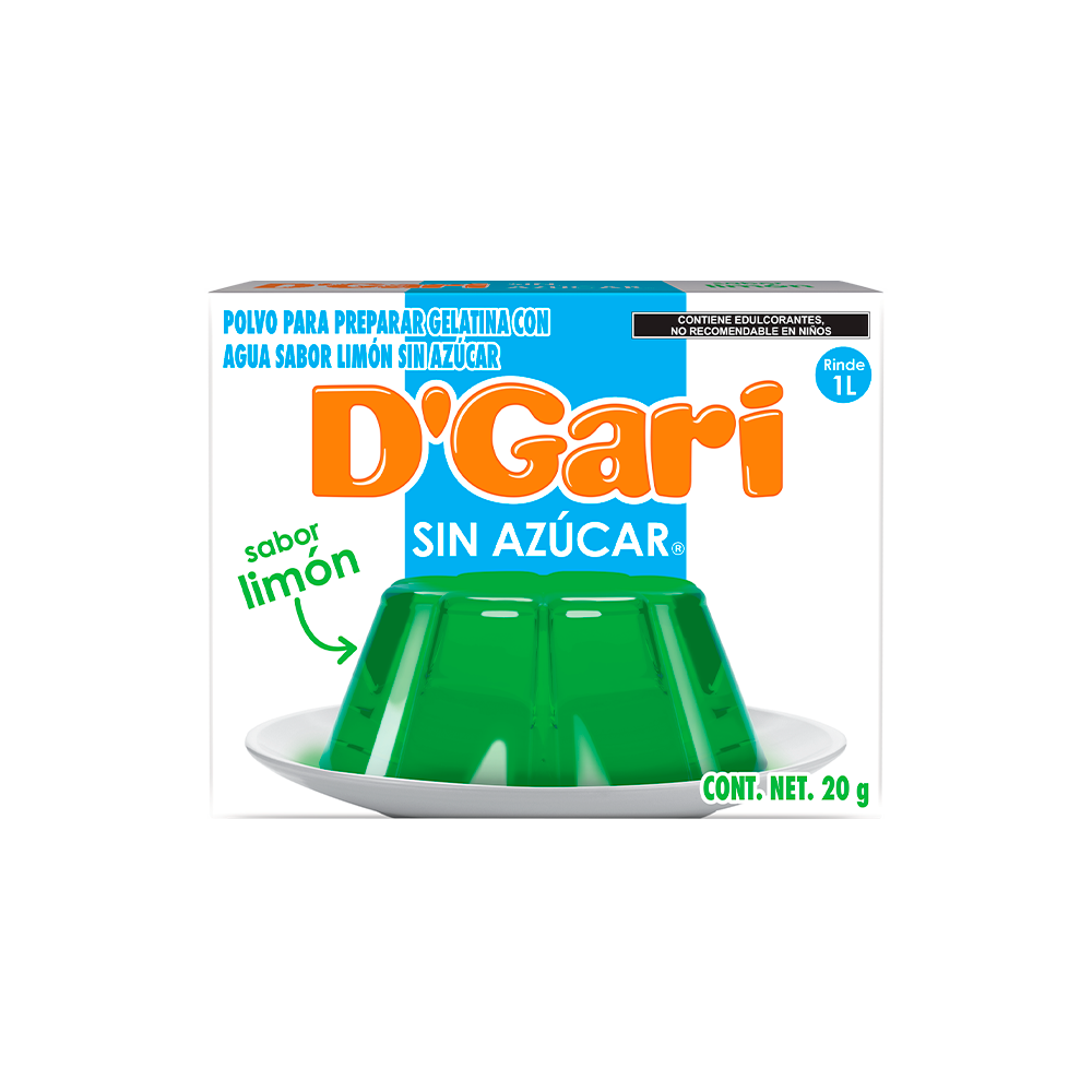 GELATINA DGARI S/AZU 24/20 LIMON