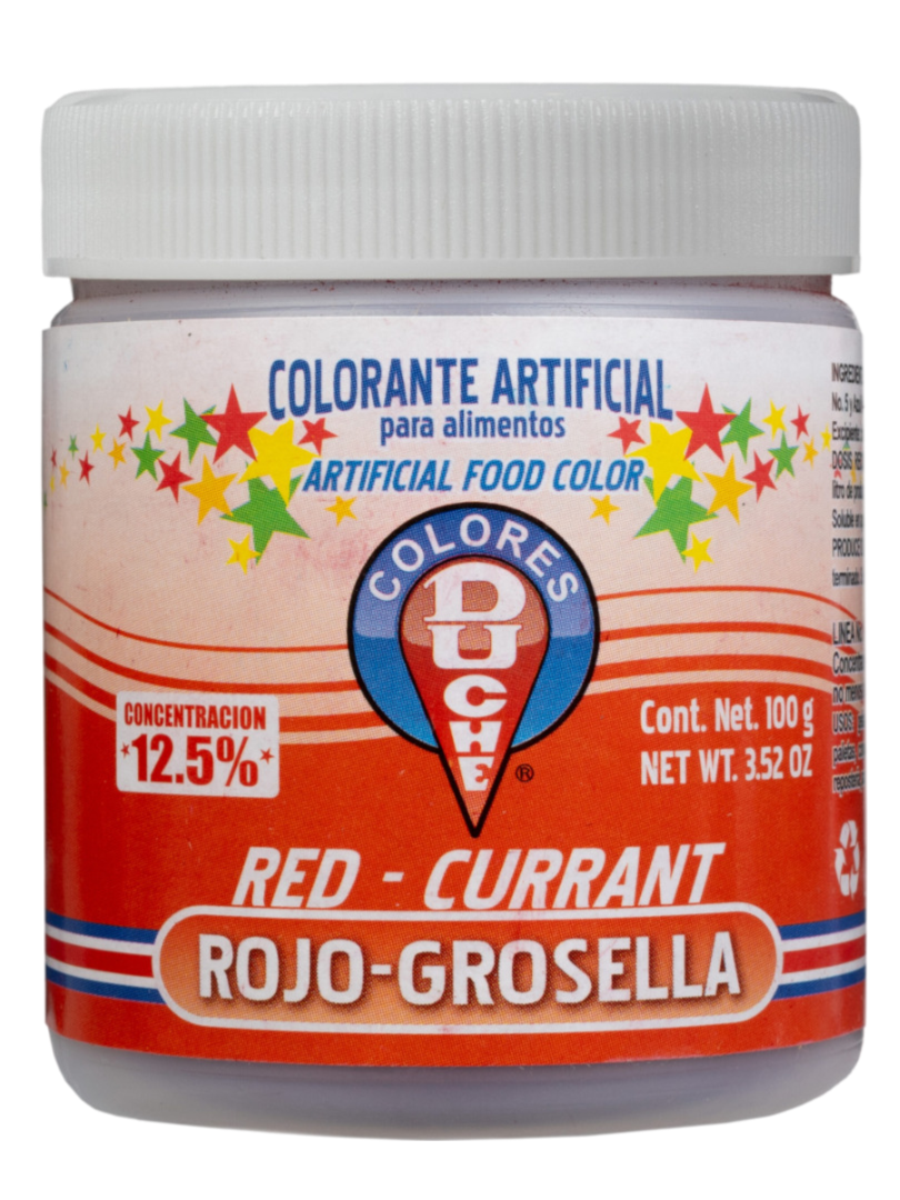 COLORANTE ROJO GROSELLA 100GRS