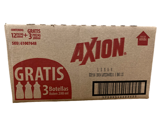 AXION LIQ.LIMON 12/280ML MAS 3PZS