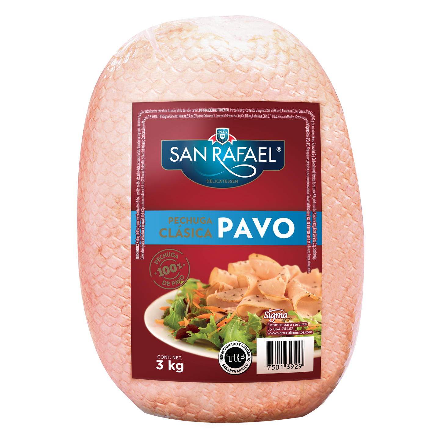 PECHUGA DE PAVO SRF