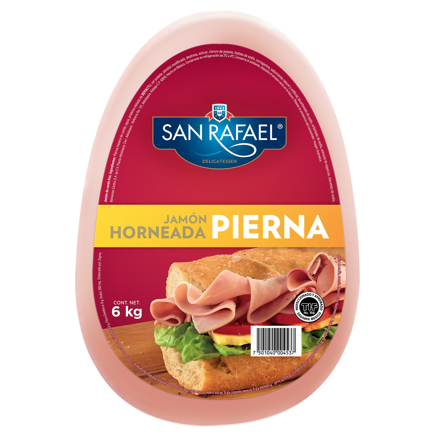 JAMON DE PIERNA HORNEADA SRF