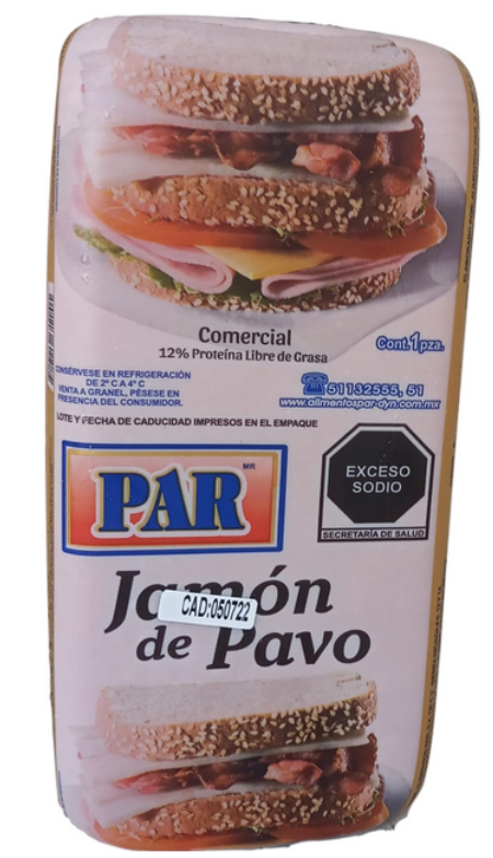 JAMON DE PAVO PAR