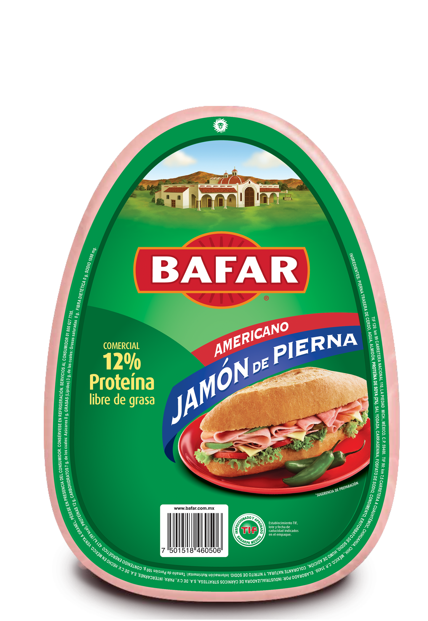 JAMON DE PIERNA BAFAR 7.0 KG