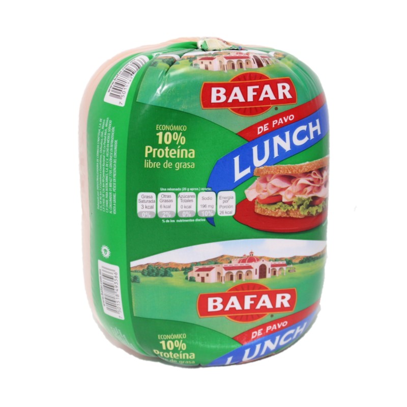 JAMON DE PAVO LUNCH BAFAR 2.4 KG