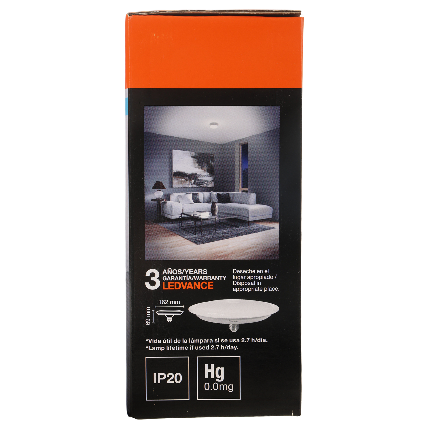 LEDVANCE LAMPARA LED PLANA LFR 12/14.5W