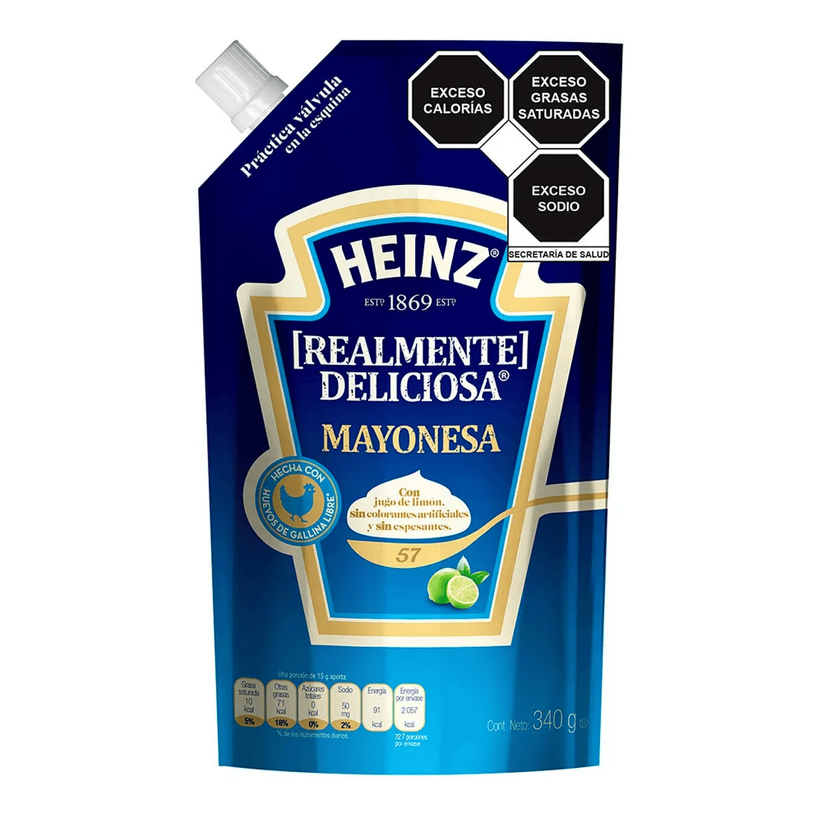 MAYONESA HEINZ 24/340 GR. DOYPACk