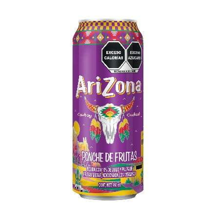 ARIZONA BEB PONCHE DE FRUTAS 24/460 ML
