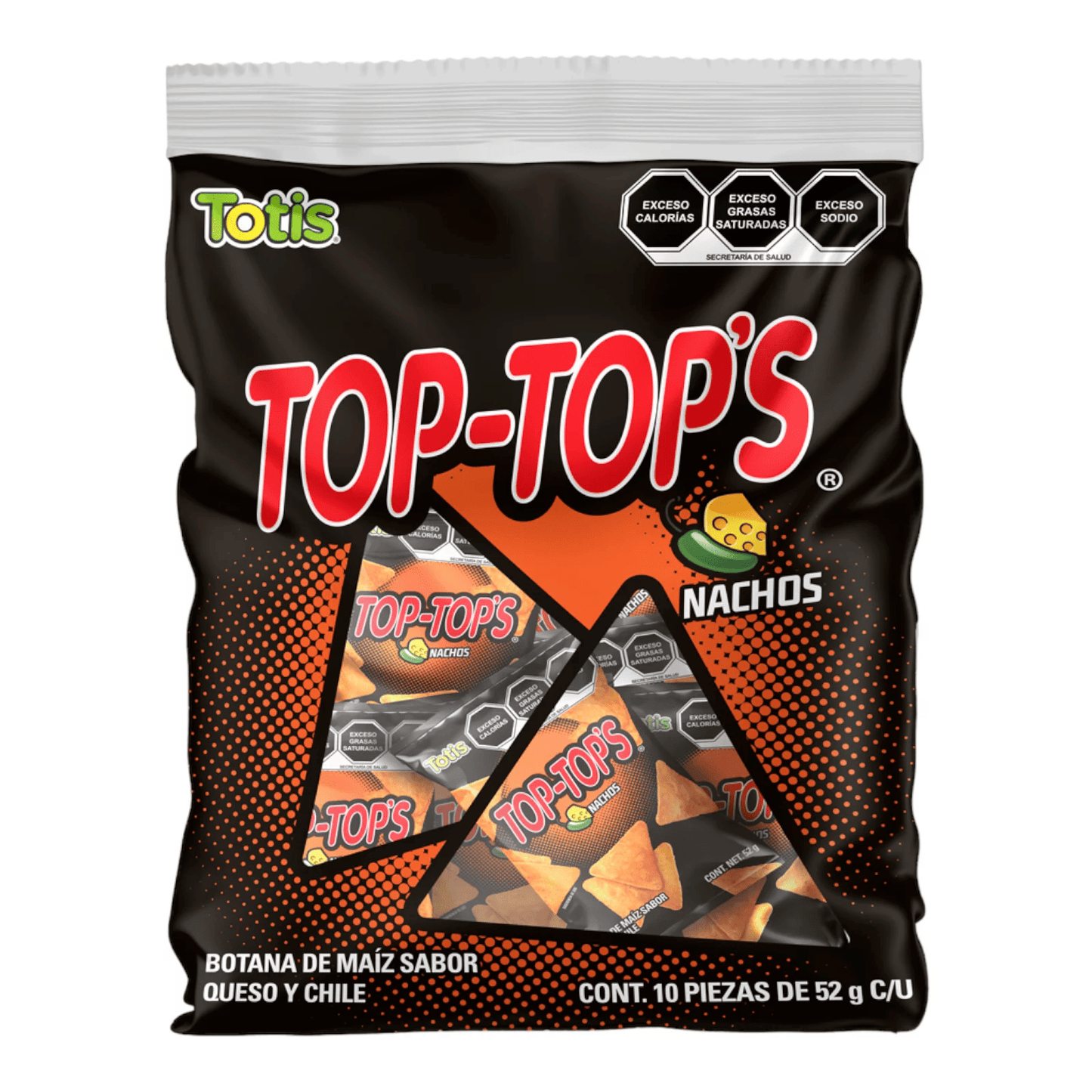 TOTIS TOP TOPS NACHOS 8/10PZAS