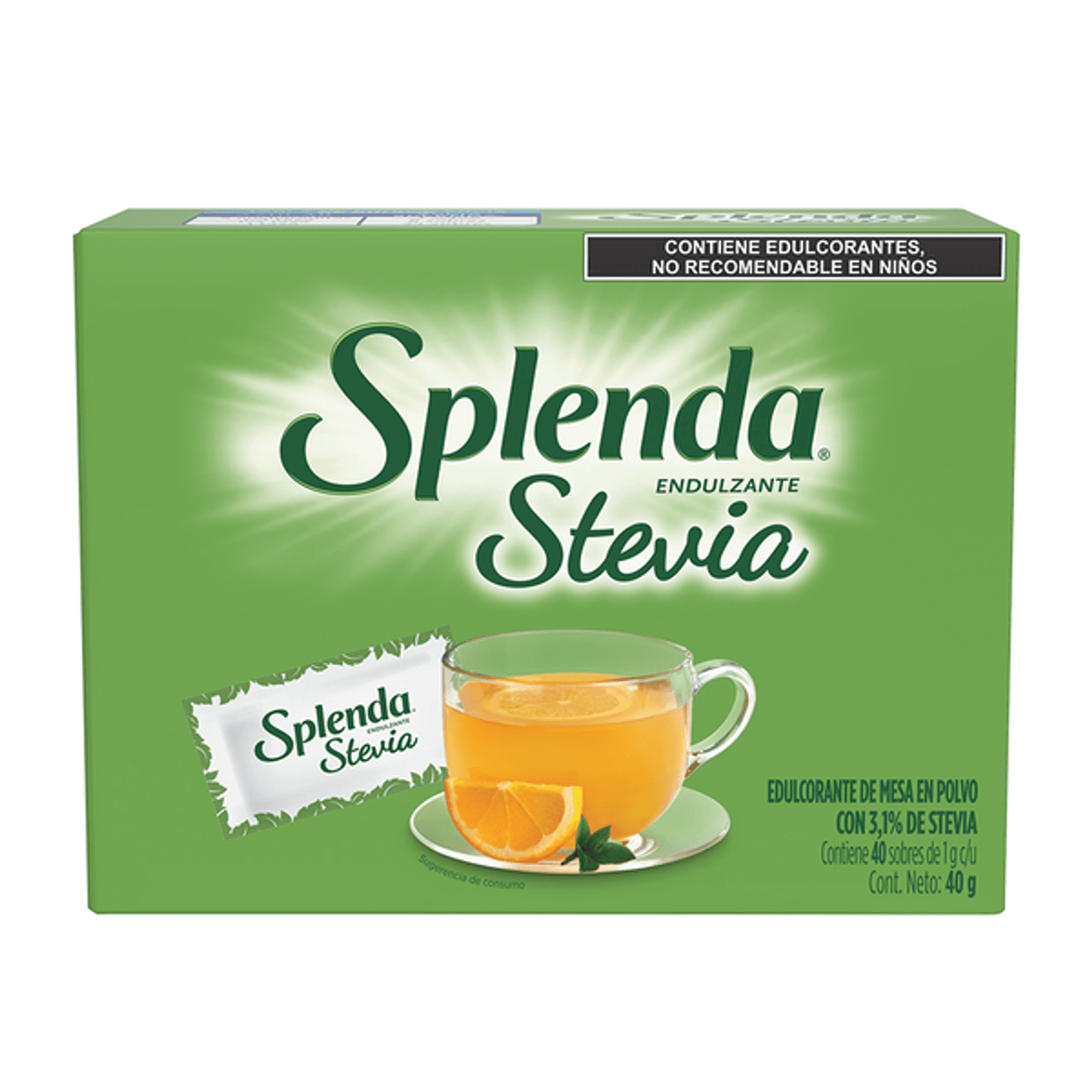 SPLENDA C/400 SOBRES STEVIA