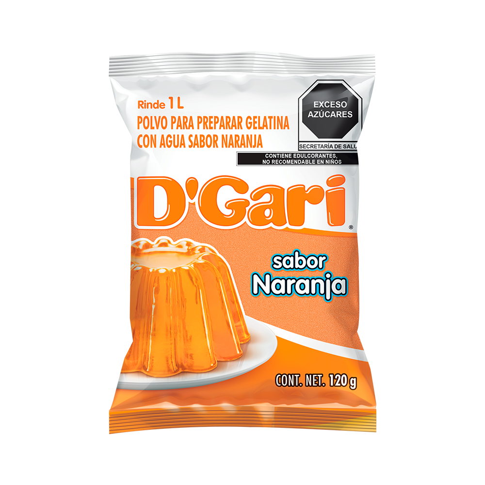 GELATINA DGARI 50/120 NARANJA