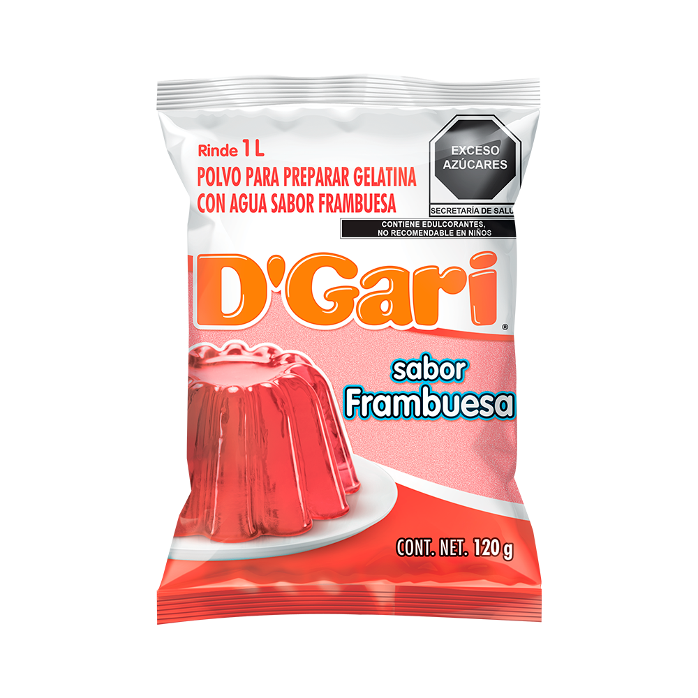 GELATINA DGARI 50/120 FRAMBUESA