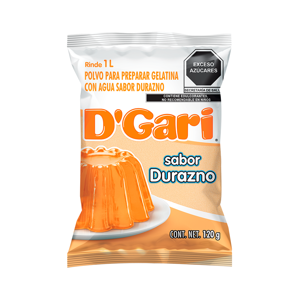 GELATINA DGARI 50/120 DURAZNO