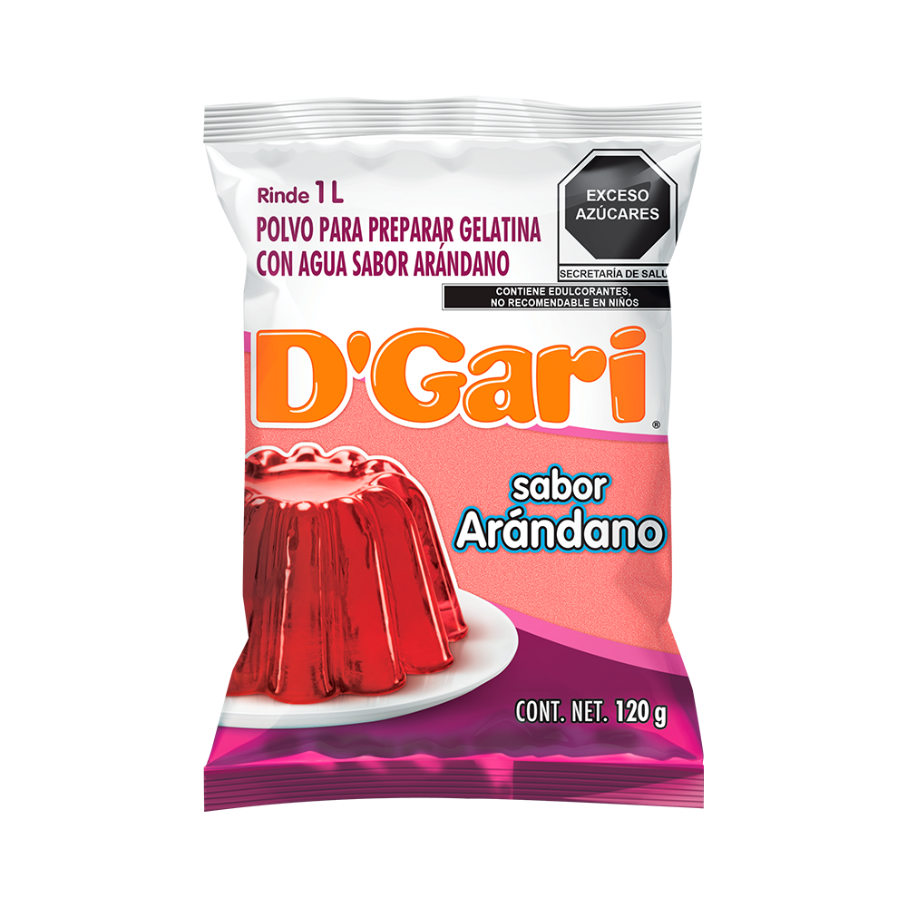 GELATINA DGARI 50/120 ARANDANO