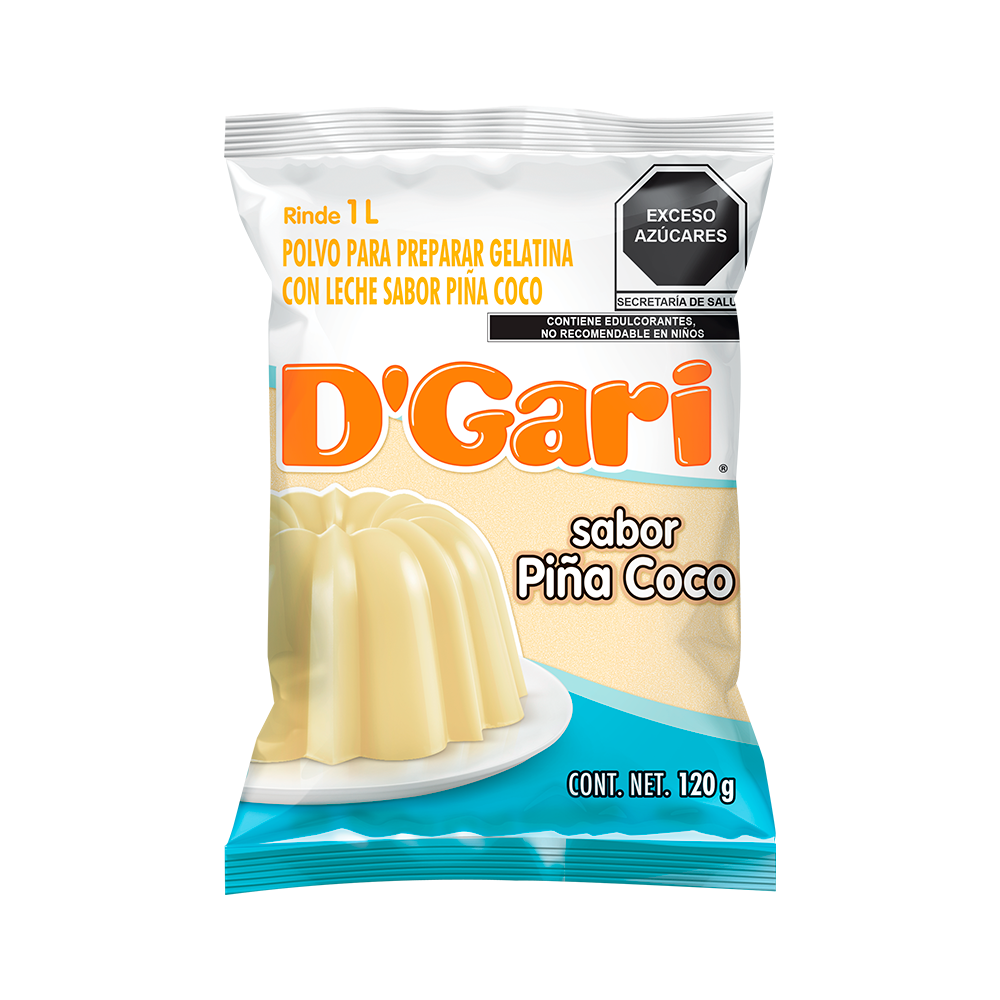 GELATINA DGARI 50/120 PINA COCO