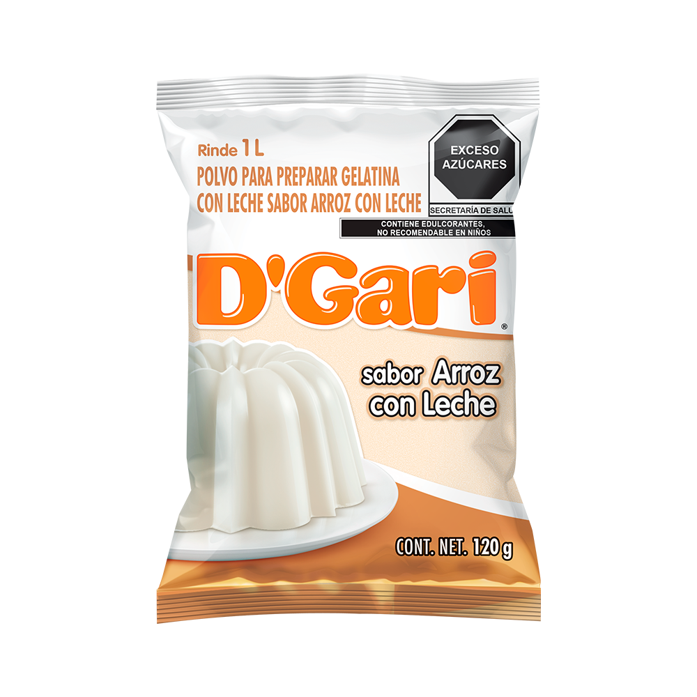 GELATINA DGARI 50/120 ARROZ CON LECHE