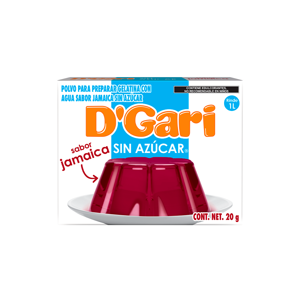 GELATINA DGARI S/AZU 24/20 JAMAICA