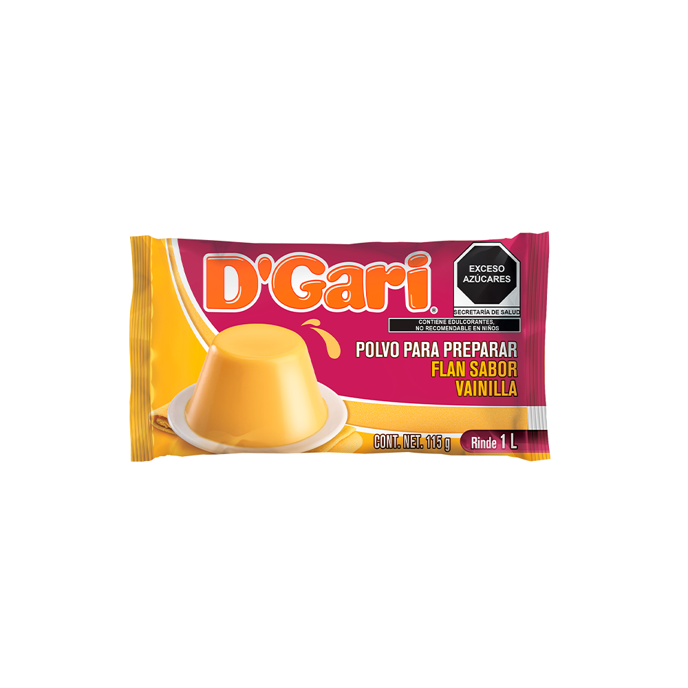 FLAN DGARI VAINILLA 50/115 GR