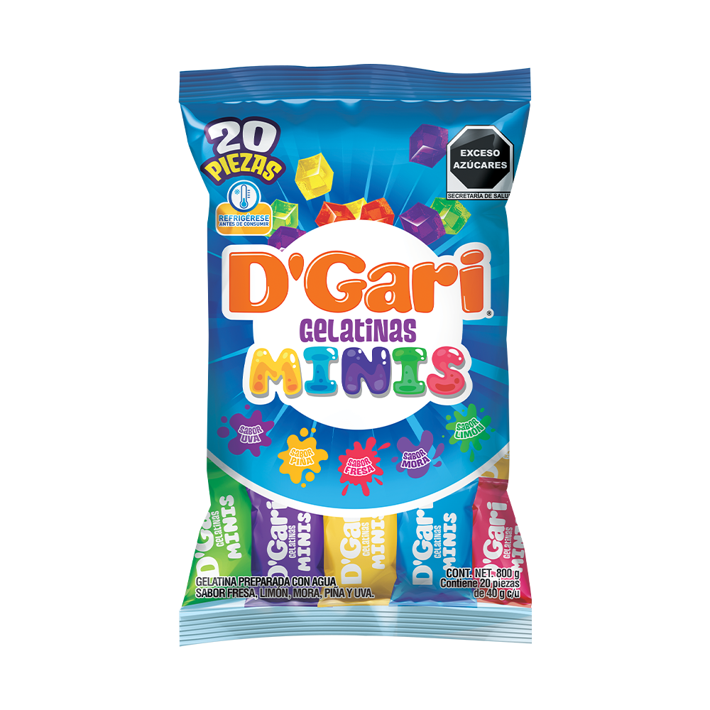 GELATINA DGARI MINIS 8/20/40 GR