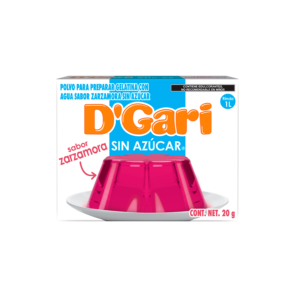 GELATINA DGARI S/AZU ZARZAM 24/20GR