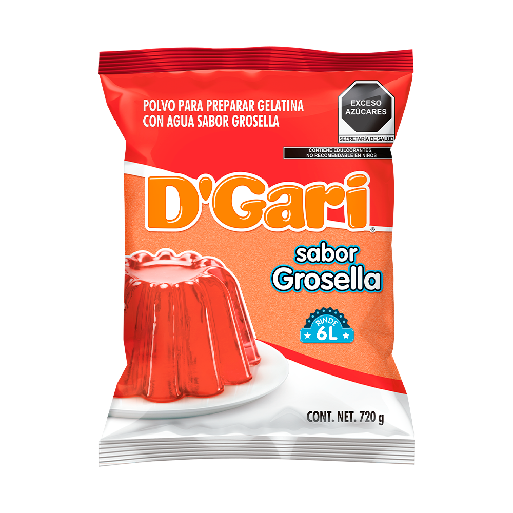 GELATINA DGARI 10/720 GROSELLA