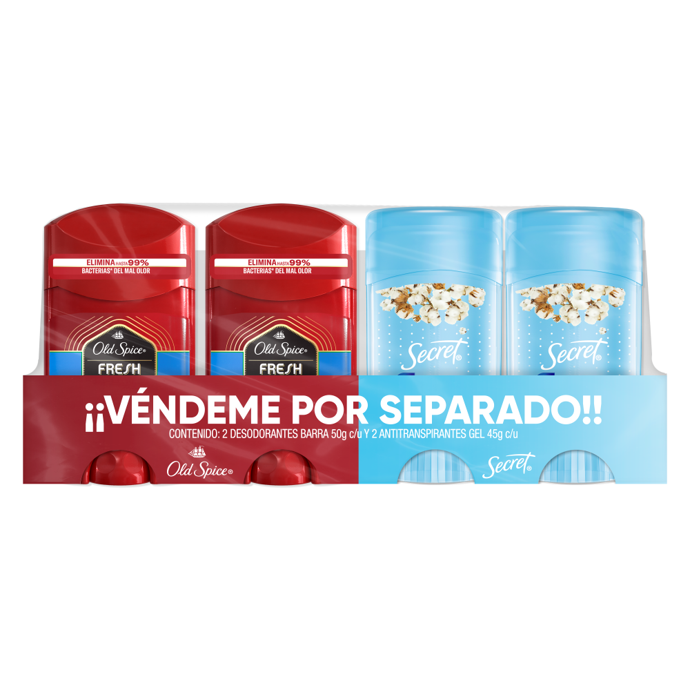 4PACK DEO OLD SPICE Y SECRET 4/4