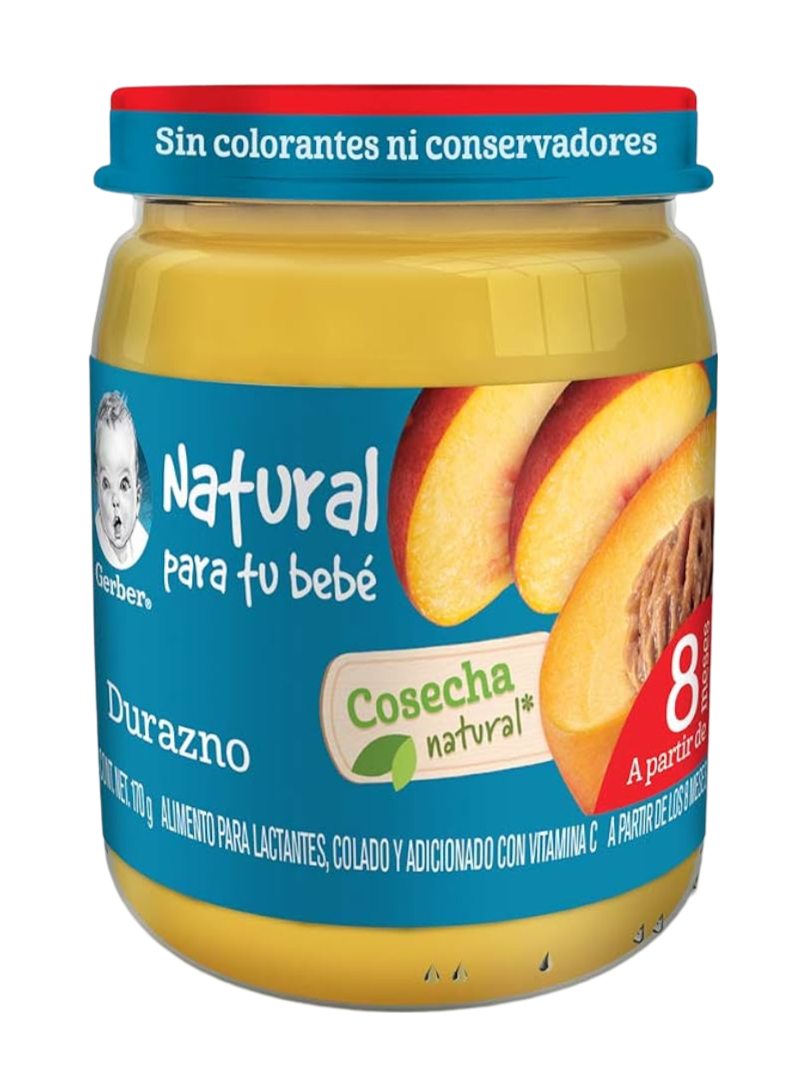 GERBER 3A ET 12/170GR DURAZNO