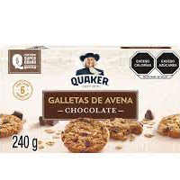 GALLETA QUAKER AVENA CHOCOL 12/240 GRS