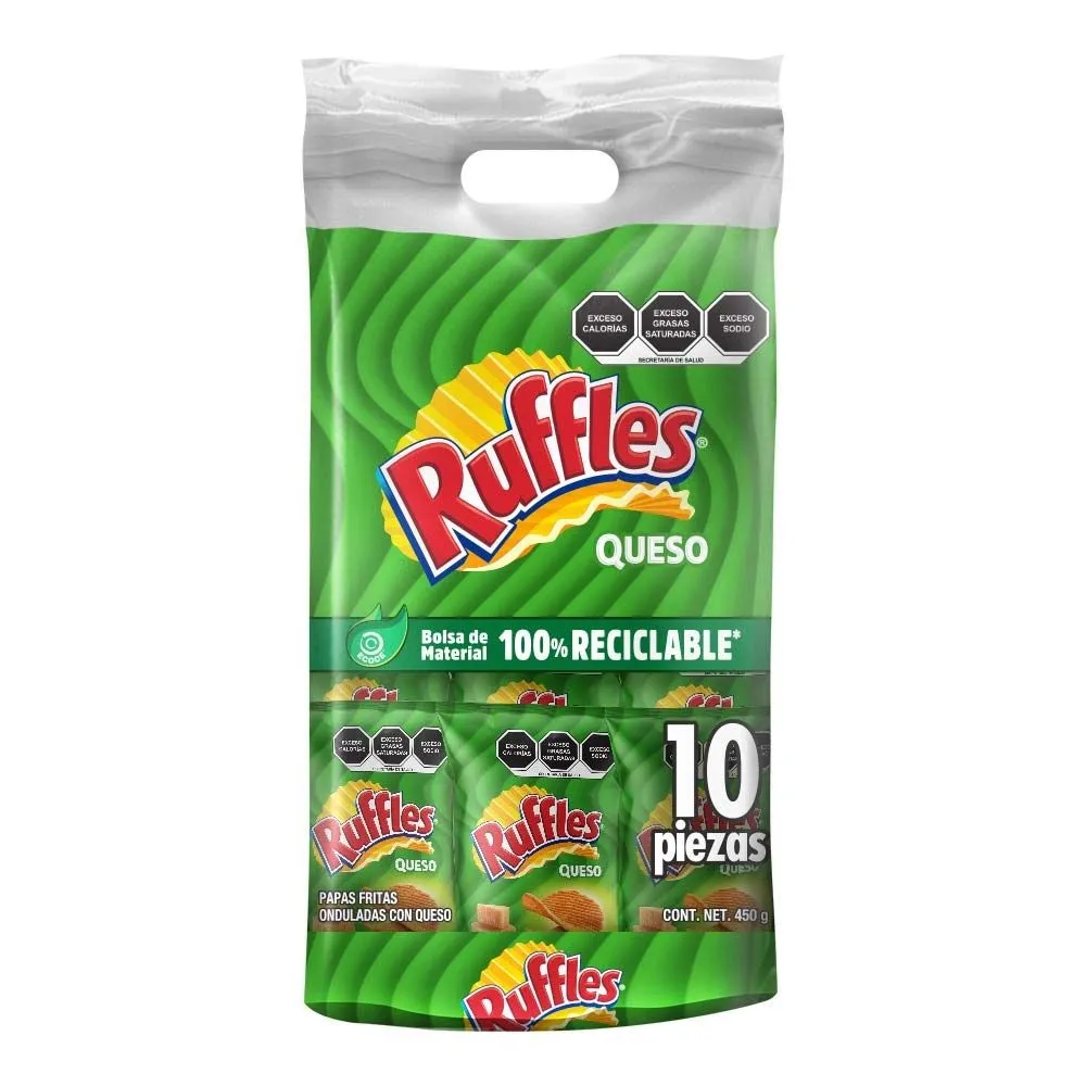 10 PACK RUFFLES 5/10 PZAS