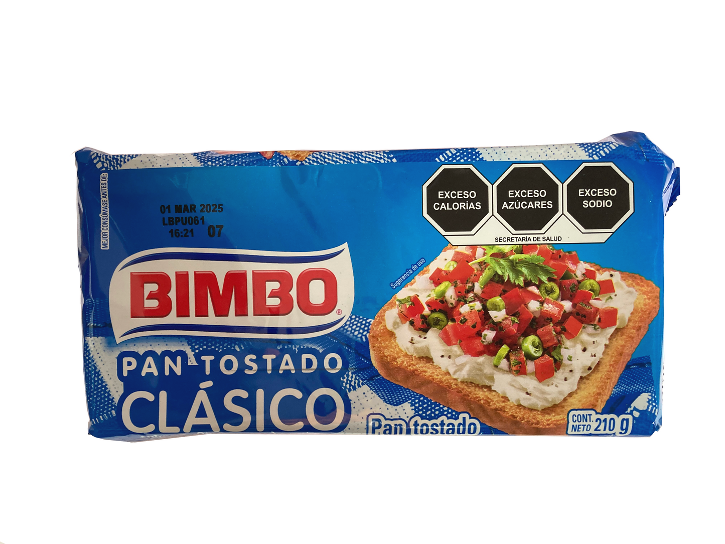 PAN TOSTADO BIMBO 210GRS
