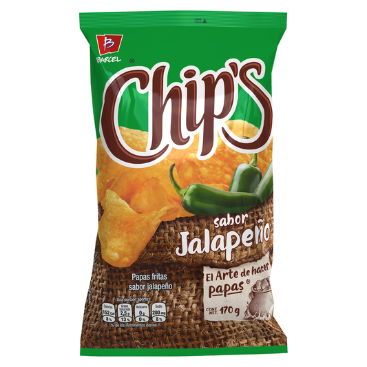 CHIPS JALAPENO 170GRS