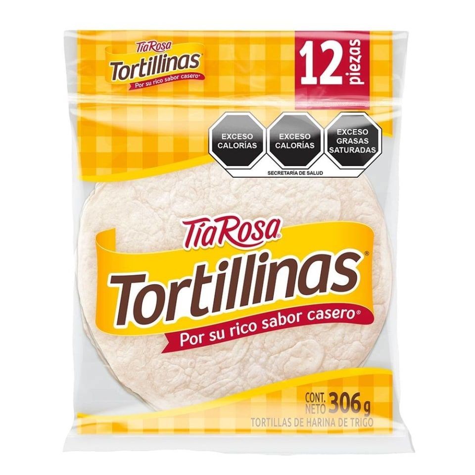 TORTILLA DE HARINA TIA ROSA 612GRS