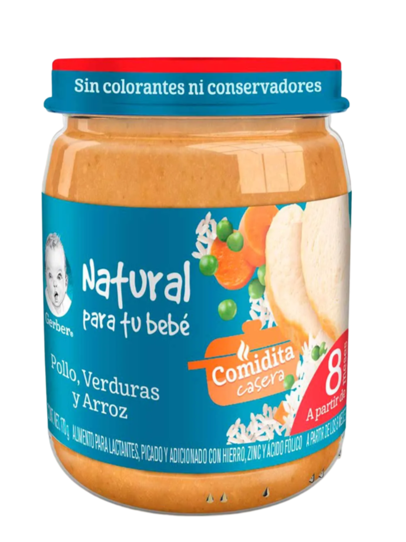 GERBER 3A ET 12/170GR VER/POLL/ARROZ