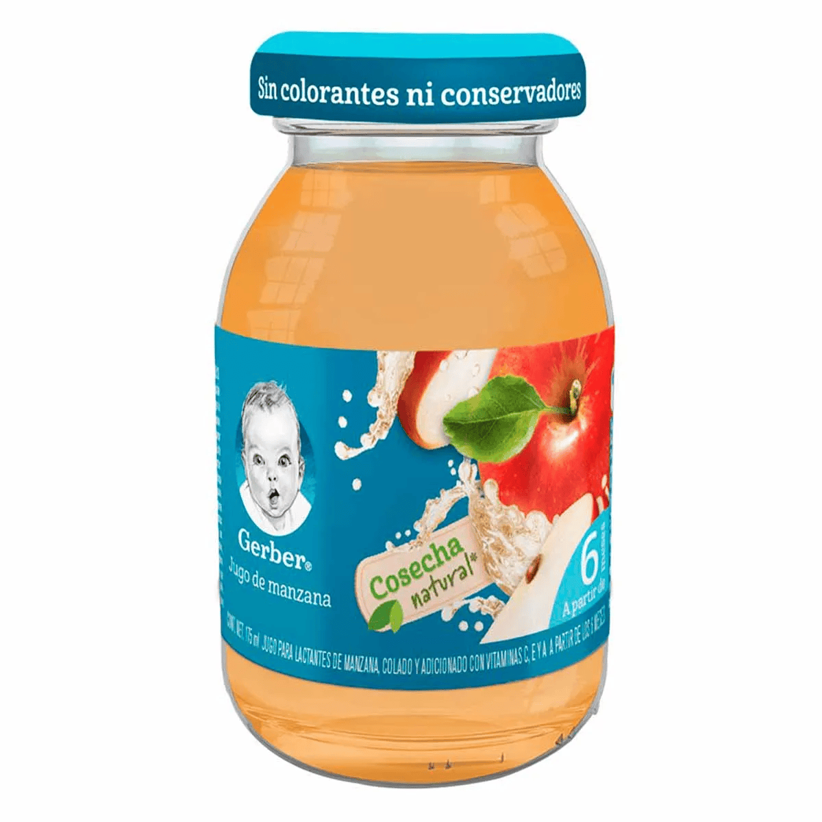JUGO GERBER 2A ET MANZANA 24/175 ML.