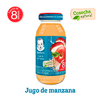 JUGO GERBER 3A.ET.MANZANA 24/230 ML.