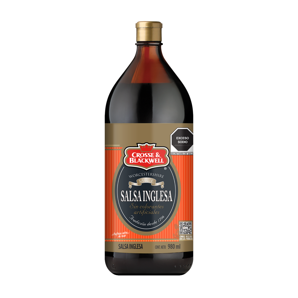 SALSA INGLESA CROSSE BLACWELL 6/980 ML