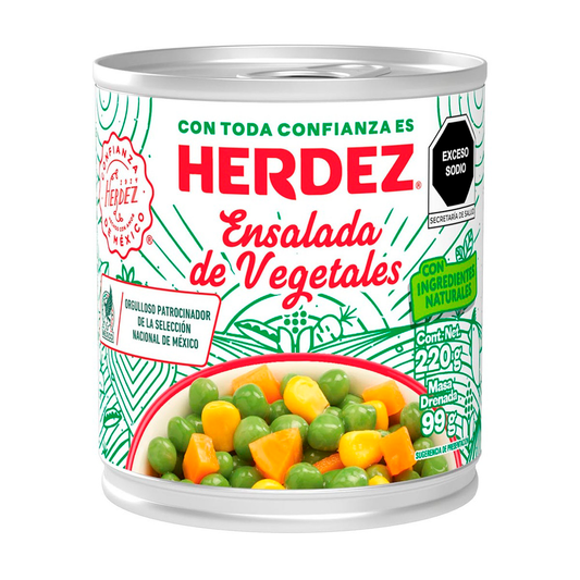 ENSALADA HERDEZ C/VEGET 48/1/220 GR