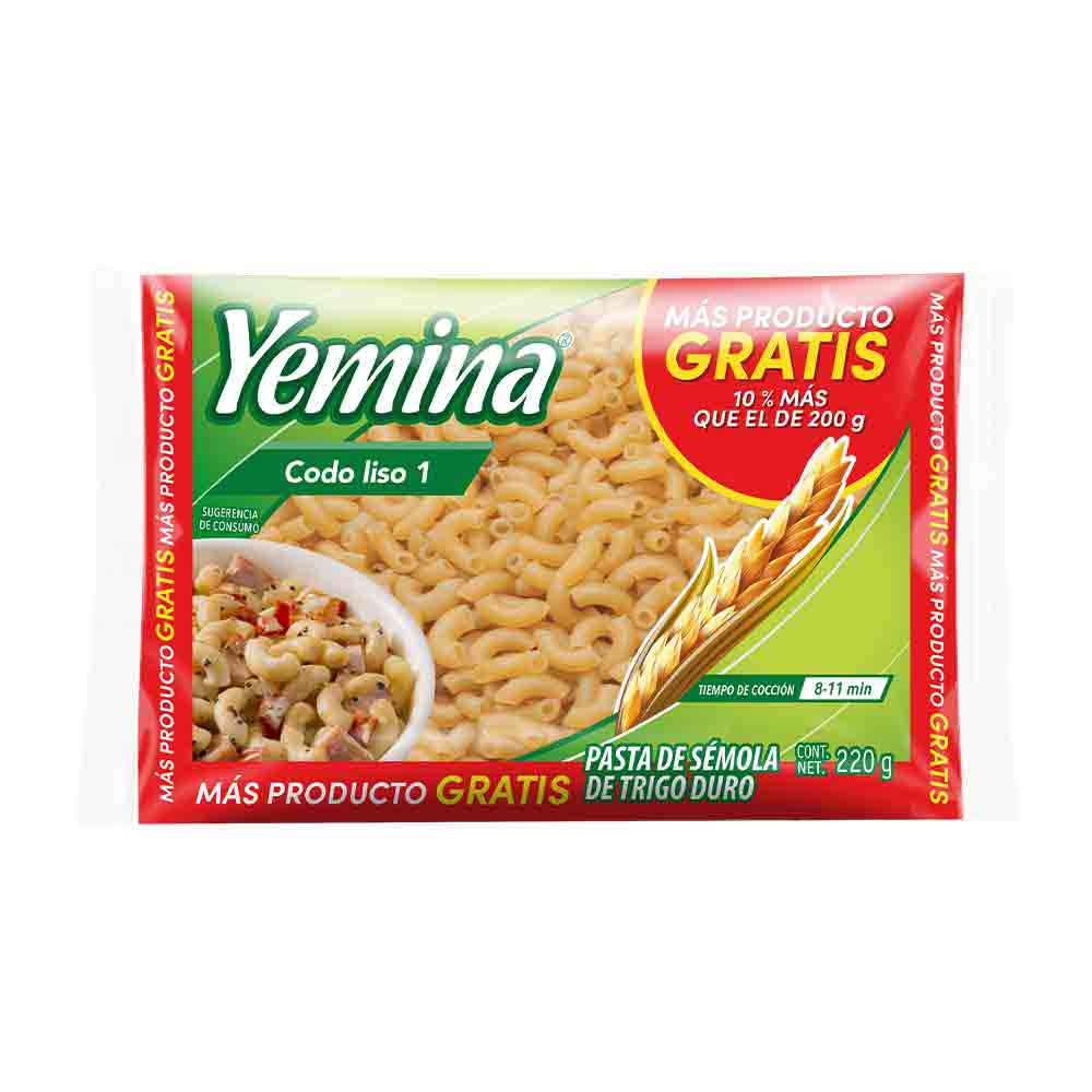 YEMINA 24/220 GR CODO LISO PE