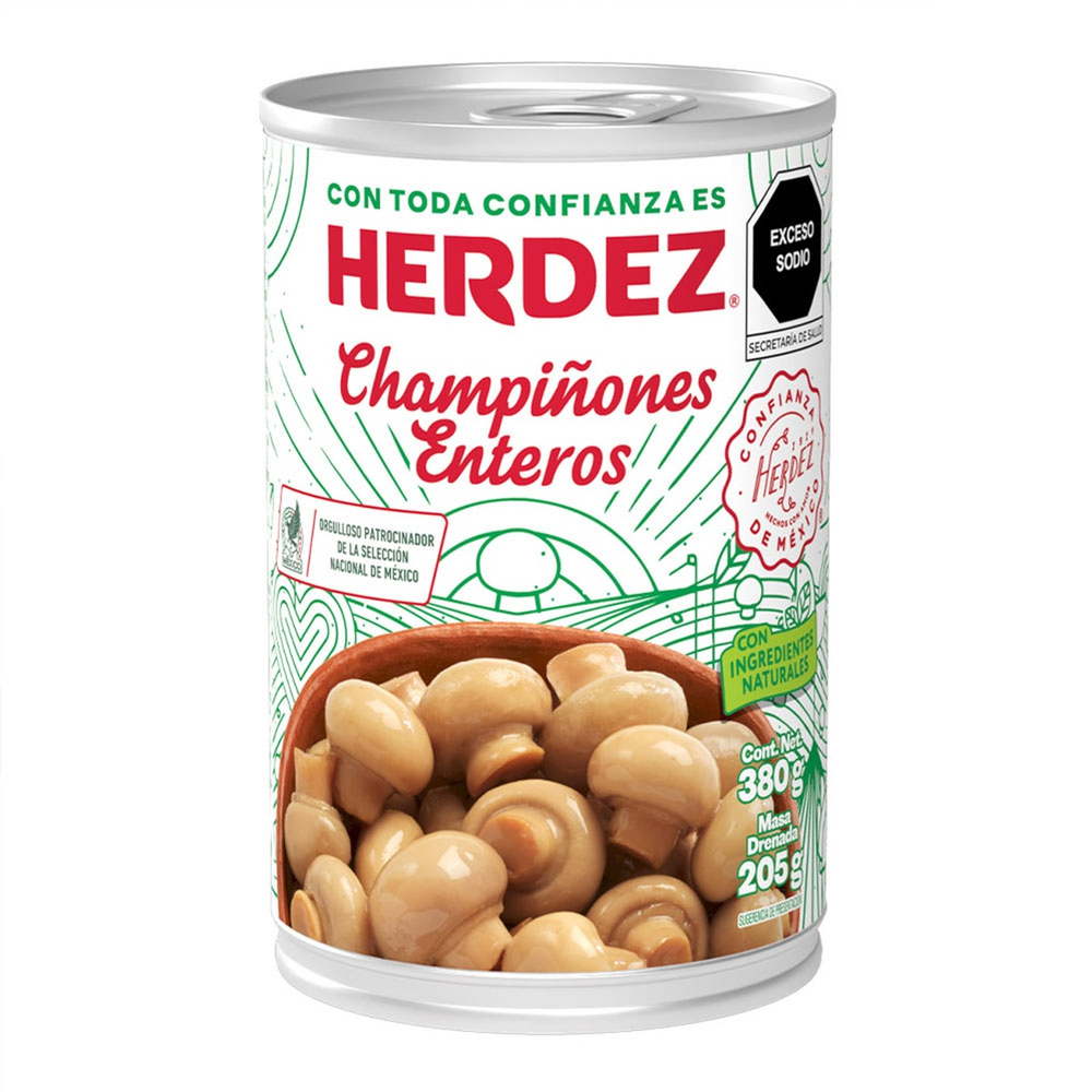 CHAMPINONES HERDEZ ENTE 24/380 GR