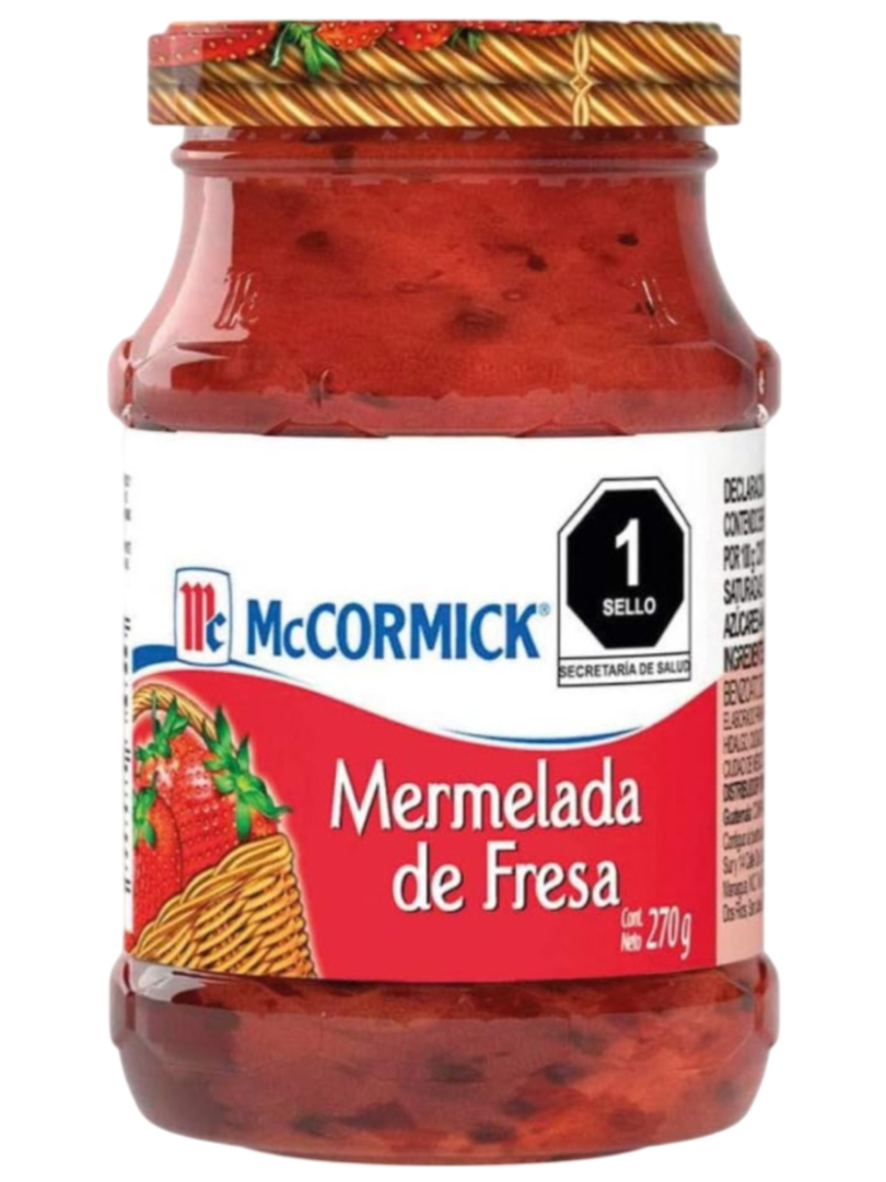 MERMELADA MCK FRESA PE 12/1/270 GR