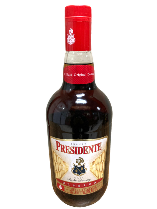 BRANDY PRESIDENTE CLASICO 6/1750 ML